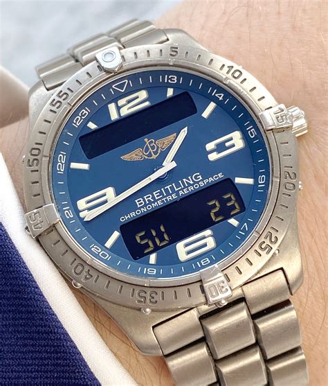 breitling titanio set|breitling aerospace titanium for sale.